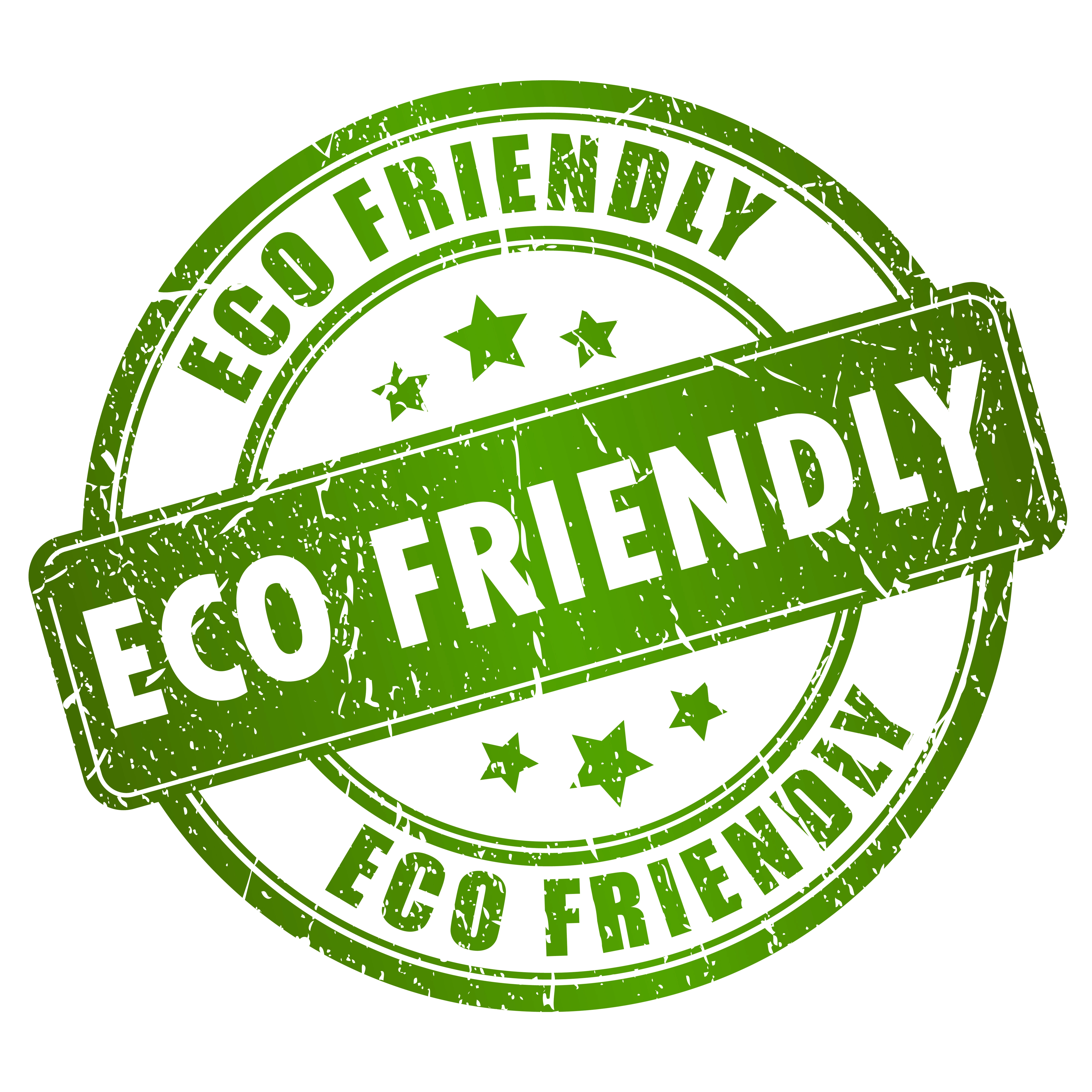 eco friendly symbol in grün