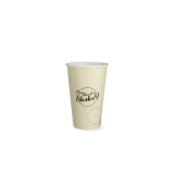 Pappbecher, 400ml, 16oz, Creme