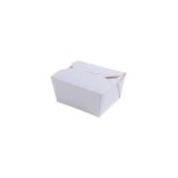 Food-Box, Karton, Bio-Beschichtung, weiß, 600ml,...