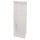 Papier-Blockbodenbeutel, PLA-Sichtfenster, Clipband, PP-Innenbeschichtung, 90x45x260mm, weiß