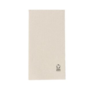 Servietten aus rPapier Premium, 2-lagig, 1/8 Falz, 40 x 40 cm, ungebleicht