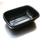 Soßen-Behälter aus Melamin, schwarz, 10 x 7 x 2,5 cm