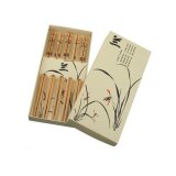 Essst&auml;bchen aus Bambus, 5er Set mit Geschenkbox, mit...