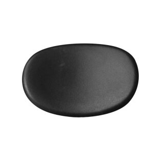 Ablagebank für Essstäbchen aus Melamin, schwarz, 5 x 3,5 cm