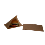 Burger-Tüten, Papier, braun, 160x170mm