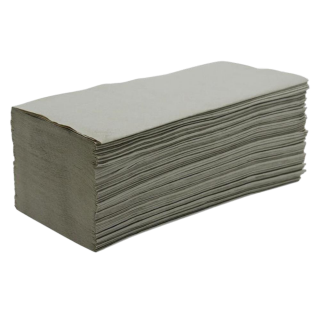 Papierhandtücher mit ZZ-Falzung, 25 x 23 cm, 1-lagig, grau