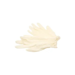 Latex-Handschuhe L, puderfrei, Weiß