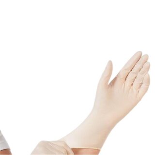 Latex-Handschuhe XL, puderfrei, Weiß