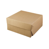 Torten-Box, Karton, kraft, 20 x 20 x 10 cm
