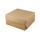 Karton-Torten-Box, eckig, braun, 200x200x100mm