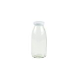 Saft-Flaschen, mit Deckel, 250 ml, transparent