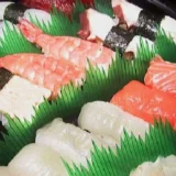 Sushi-Dekoration XL, Baran, Bergform, grüne...