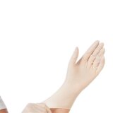 Latex-Handschuhe, puderfrei, Weiß